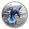 Image 1 : 2017 Canada 1 oz Silver Proof $20 3-Dimensional Breaching Whale