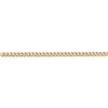 Image 2 : 14k Gold 2.5 mm Semi-Solid Curb Link Chain - 24 in.