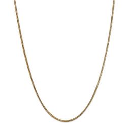 14k Yellow Gold 1.5 mm Franco Chain - 22 in.