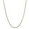 Image 1 : 14k Yellow Gold 1.5 mm Franco Chain - 22 in.
