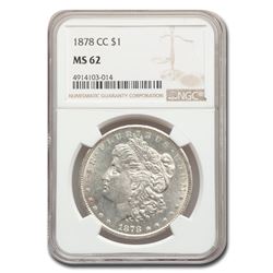 1878-CC Morgan Dollar MS-62 NGC