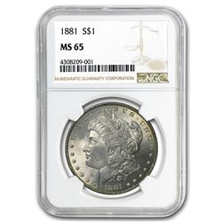 1881 Morgan Dollar MS-65 NGC