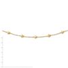 Image 2 : 14k Yellow Gold Polished Stars with 2 in ext Necklace - 18.5 in.