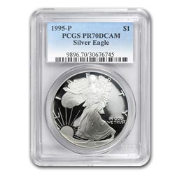 1995-P Proof Silver American Eagle PR-70 PCGS (Registry Set)