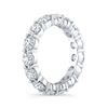 Image 4 : Natural 6.02 CTW Round Cut Diamond Eternity Ring 14KT White Gold