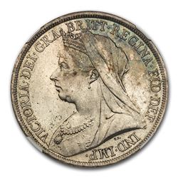 1893 Great Britain Silver Crown Victoria MS-65 NGC