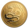 Image 1 : 2013 Australia 1 oz Gold Lunar Snake BU (Series II)