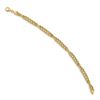 Image 2 : 14k Yellow Gold Alternate Infinity Link Bracelet - 7.5 in.