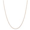 Image 1 : 14k Rose Gold 1.15 mm Cable Rope Chain - 24 in.