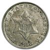Image 1 : 1853 Three Cent Silver AU