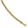 Image 1 : 14k Yellow Gold 6 mm Fancy Link Bracelet - 7.5 in.