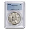 Image 1 : 1934-D Peace Dollar MS-63 PCGS