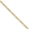Image 1 : 14k Gold 1.80 mm Flat Figaro Chain Bracelet - 9 in.