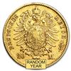 Image 2 : 1872-1878 Germany Gold 20 Mark Bavaria Ludwig II Avg Circ