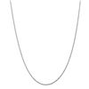 Image 1 : 14k WG 1.30 mm Machine-made Rope Chain Necklace - 18 in.