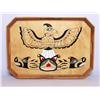 Image 2 : Native Painted Eagle and Sisiutl Tray