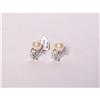 Image 2 : Rare Peach Colour Pearl Earrings