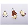 Image 1 : Amber Jewelry: Three Pendants