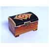 Image 1 : Beaded Leather Covered Cedar Box