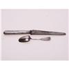 Image 2 : Russian Silver Knife and Spoon