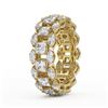 Image 3 : 7.42 ctw Princess & Marquise Diamond Eternity Band 18K Yellow Gold - REF-876N2F