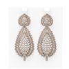 Image 1 : 6.23 ctw Diamond Earrings 18K Rose Gold - REF-474W4H