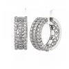 Image 3 : 7.28 ctw Marquise Cut Diamond Designer Earrings 18K White Gold - REF-735R3K