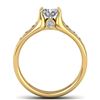 Image 3 : 1.37 ctw Certified VS/SI Diamond Solitaire Ring 14k Yellow Gold - REF-203K3Y