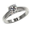 Image 2 : 1.27 ctw Certified Quality Diamond Engagment Ring 10k White Gold - REF-177F8M