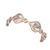 Image 2 : 18.37 ctw Morganite & Diamond Bracelet 18K Rose Gold - REF-890Y9X