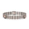 Image 1 : 26.13 ctw Morganite & Diamond Bracelet 14K White Gold - REF-472F8M