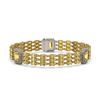 Image 1 : 22.77 ctw Citrine & Diamond Bracelet 14K Yellow Gold - REF-327Y3X