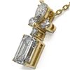 Image 3 : 1.4 ctw Emerald Cut Diamond Designer Necklace 18K Yellow Gold - REF-234N4F