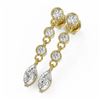 Image 1 : 2.5 ctw Marquise Cut Diamond Earrings 18K Yellow Gold - REF-321F8M