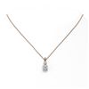 Image 2 : 1.25 ctw Cushion Cut Diamond Designer Necklace 18K Rose Gold - REF-309F2M