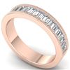 Image 2 : 1.50 ctw Baguette VS/SI Diamond Art Deco Eternity 14k Rose Gold - REF-161W8H