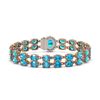 Image 3 : 29.22 ctw Swiss Topaz & Diamond Bracelet 14K Rose Gold - REF-218X2A