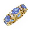 Image 3 : 7.99 ctw Tanzanite Ring 18K Yellow Gold - REF-139N6F
