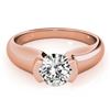 Image 1 : 0.75 ctw Certified VS/SI Diamond Ring 18k Rose Gold - REF-166W2H