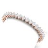 Image 1 : 20 ctw Certified SI/I Diamond Bracelet 18K Rose Gold - REF-2085Y2X