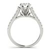 Image 2 : 1 ctw Certified VS/SI Diamond Ring 18k White Gold - REF-96X4A