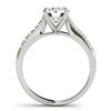 Image 2 : 1 ctw Certified VS/SI Diamond Ring 18k White Gold - REF-141W8H