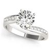 Image 2 : 1.15 ctw Certified VS/SI Diamond Bypass Ring 18k White Gold - REF-300Y2X