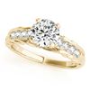 Image 2 : 1.29 ctw Certified VS/SI Diamond 2pc Wedding Set 14k Yellow Gold - REF-306W8H