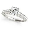 Image 1 : 1.4 ctw Certified VS/SI Diamond Ring 18k White Gold - REF-313Y6X