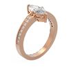 Image 1 : 1.26 ctw Marquise Diamond Ring 18K Rose Gold - REF-313N8F