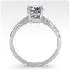 Image 3 : 1.0 ctw VS/SI Diamond Engagment Designer Ring 14k White Gold - REF-222R8K