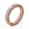Image 2 : 3.9 ctw Marquise Cut Diamond Eternity Ring 18K Rose Gold - REF-394W5H