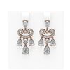 Image 1 : 5.64 ctw Diamond Earrings 18K Rose Gold - REF-872G6W