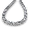 Image 2 : 33 ctw SI Certified Diamond Necklace 18K White Gold - REF-5280R2K